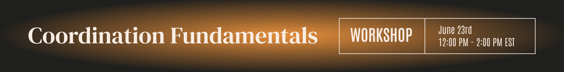 COORDINATION FUNDAMENTALS (1)
